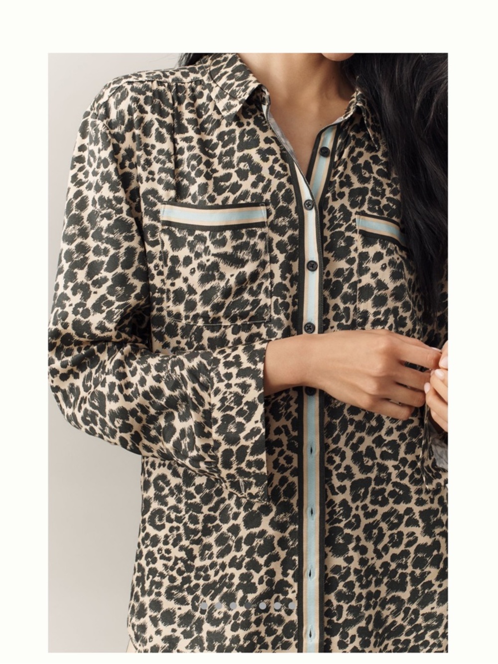 Maeve Silky Shirt Blouse